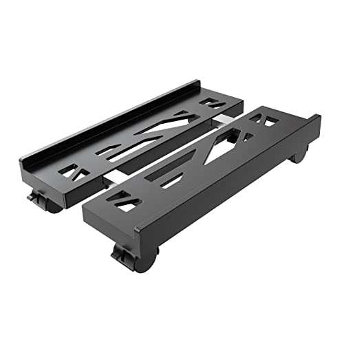 Eco-Friendly Adjustable Mobile CPU Stand, Ventilated Computer Tower Stand with Set