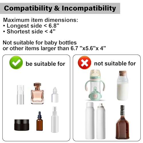 Eco-Friendly Prsildan Acrylic Drawer Makeup Organizer with 6 Kit
