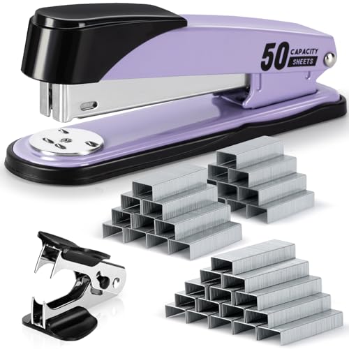 Eco-Friendly Deli Stapler Heavy Duty, Full Strip Staplers for Desk for Daily Use