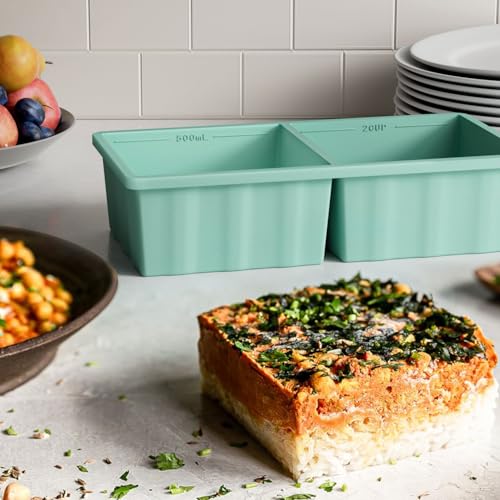 Eco-Friendly Silicone Freezer Tray for Soup Ice Cubes: 2-Cup Freezing Tray for Daily Use