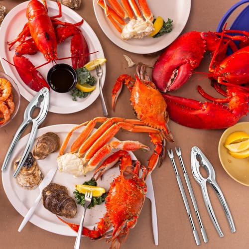Minimalist 8 Pcs Lobster Crackers and Picks Set, Essentials